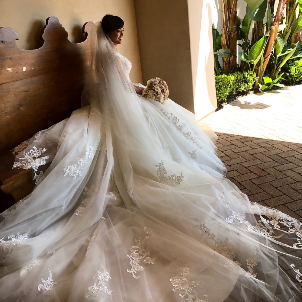 Casablanca Custom Wedding  Gown